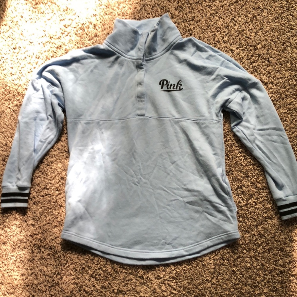 Quarter Button-down Pink Sweater